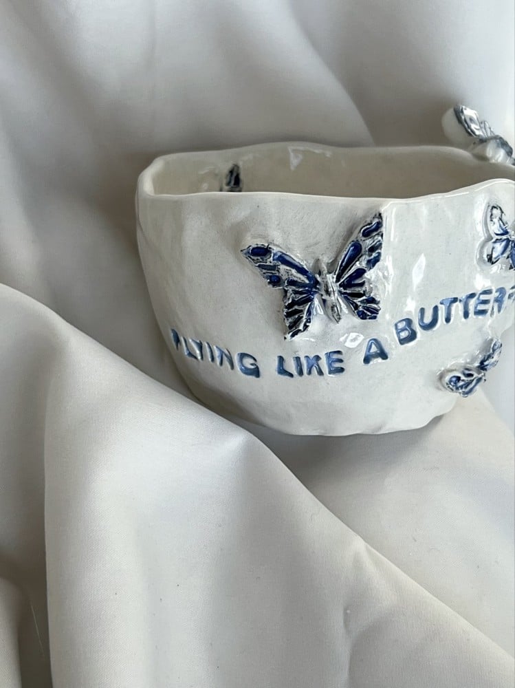 Blue butterflies