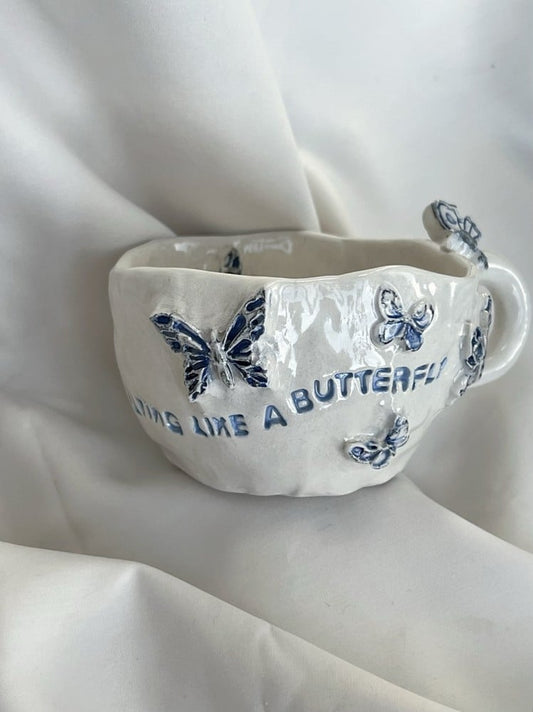 Blue butterflies