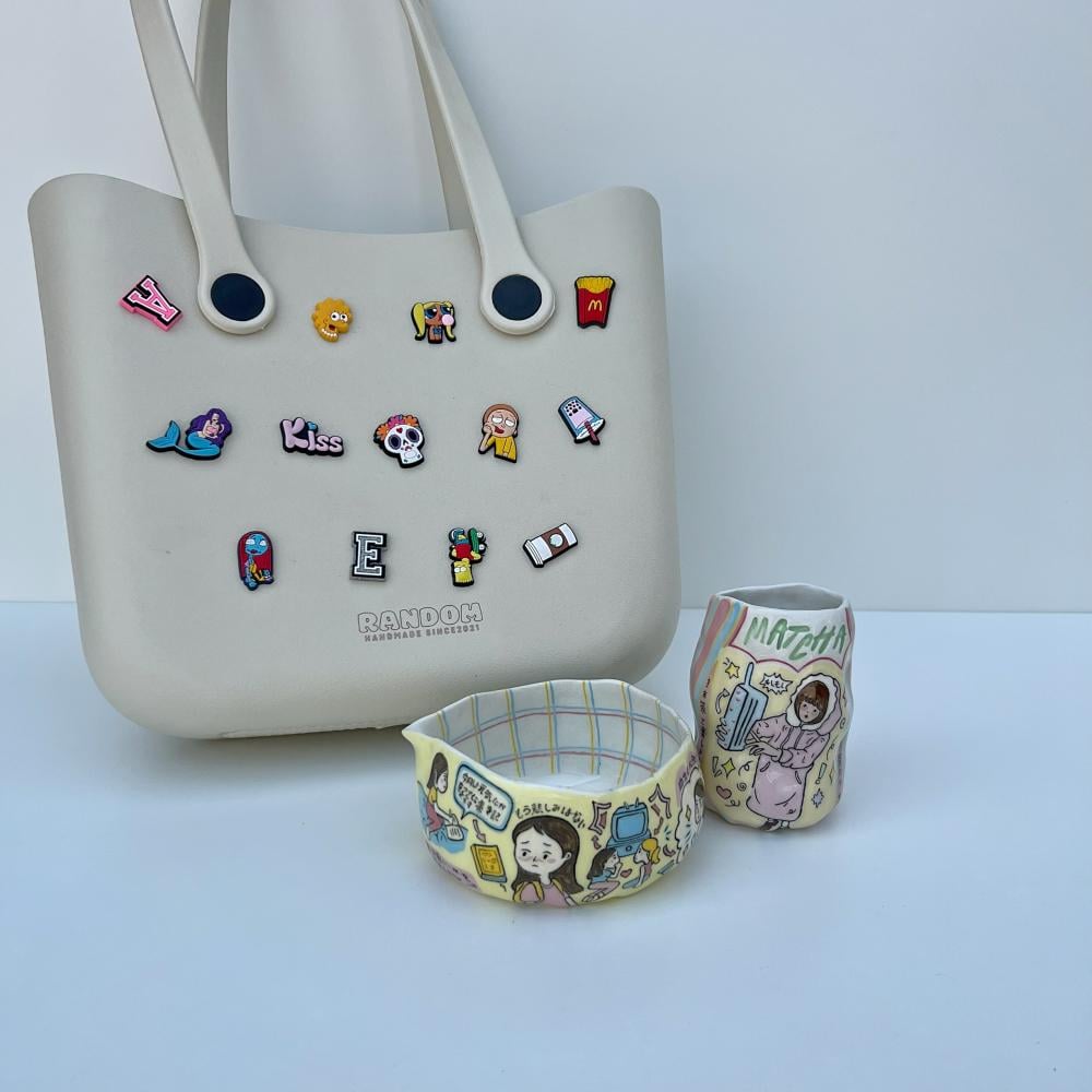 Matcha set with beach bag-Korean matcha
