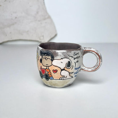 Snoopy & girl