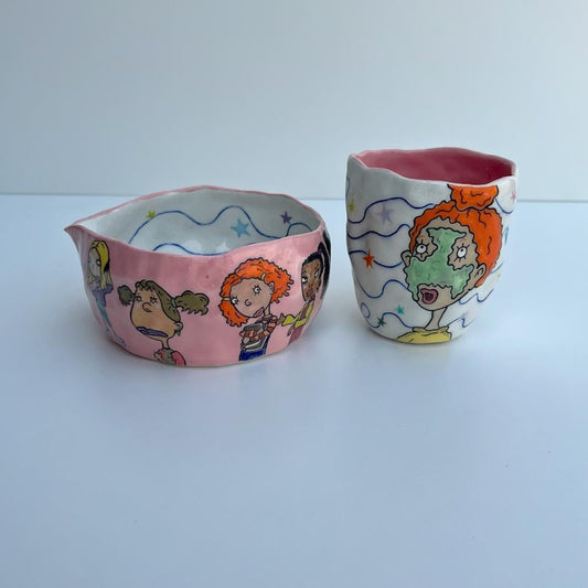 Matcha set with beach bag-ginger stories