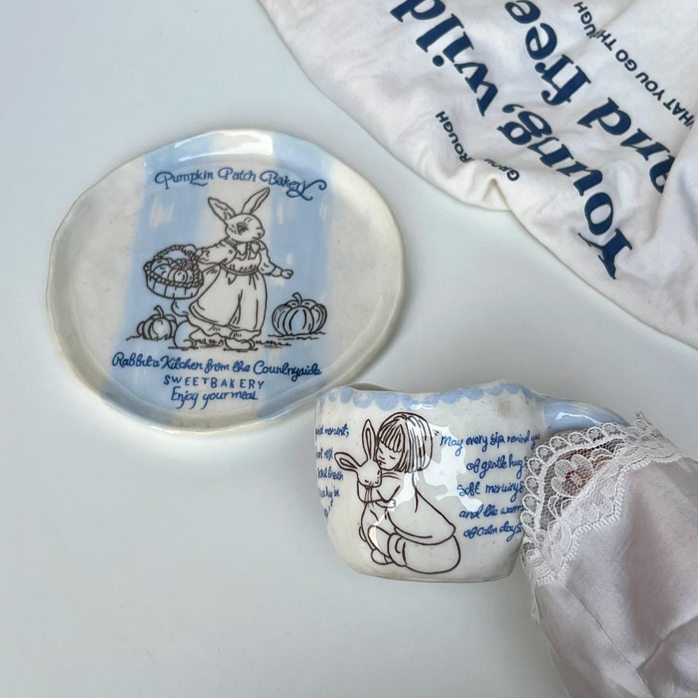 Rabbit garden set
