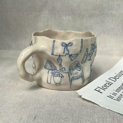 Summer cup dark blue