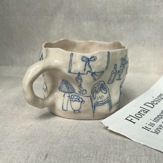 Summer cup dark blue