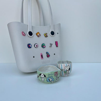Matcha set with beach bag-snoopy