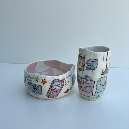 Matcha set with beach bag-matcha girl