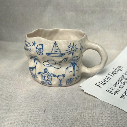 Summer cup dark blue