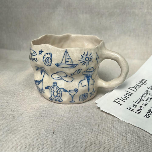 Summer cup dark blue