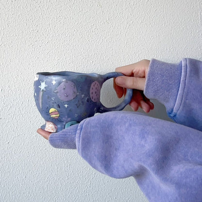 Planet and galaxy
