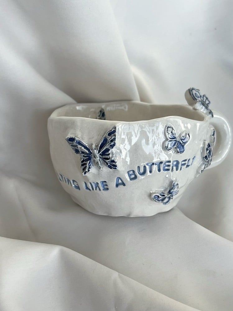 Blue butterflies