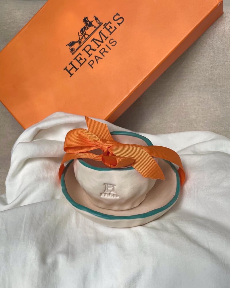 كوب وصحن HERMES