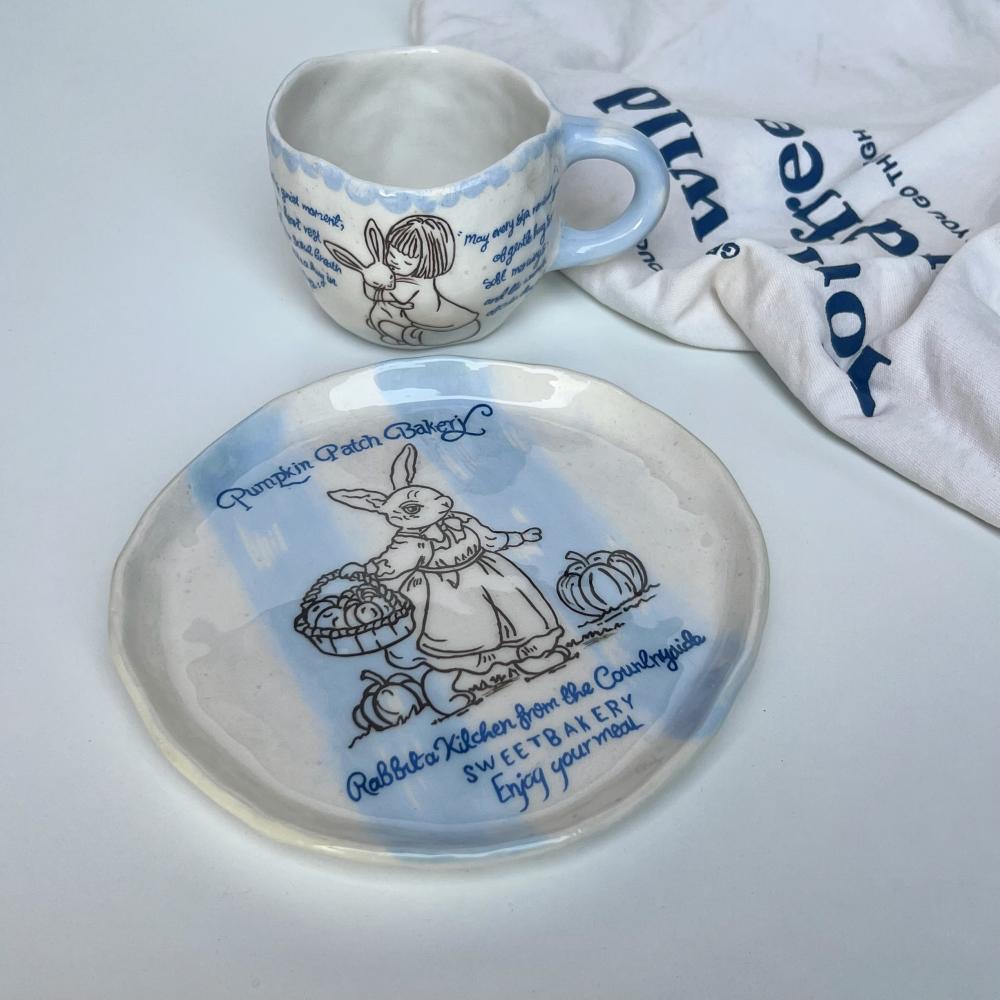 Rabbit garden set