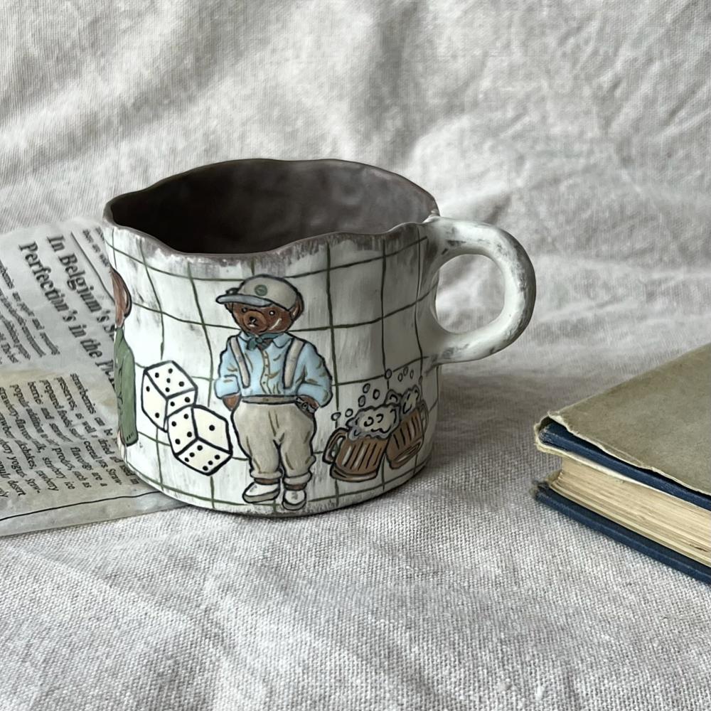 Polo bear cup & small beach bag