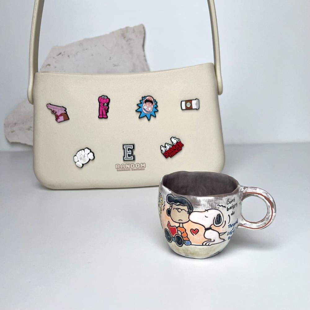 Snoopy & girl
