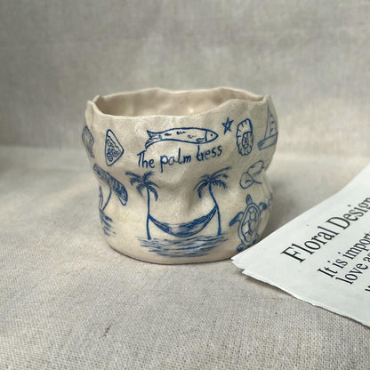 Summer cup dark blue