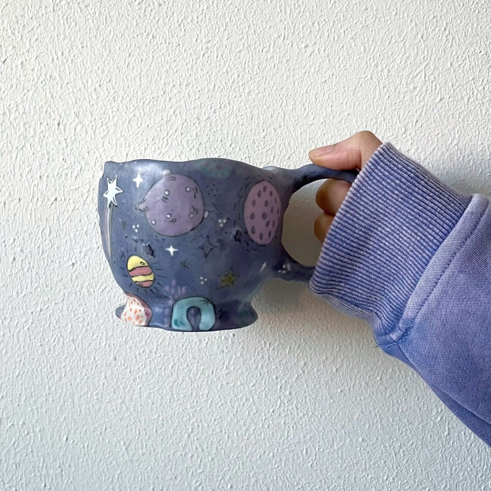 Planet and galaxy