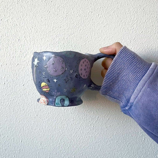 Planet and galaxy