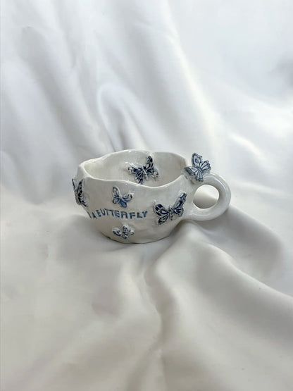 Blue butterflies