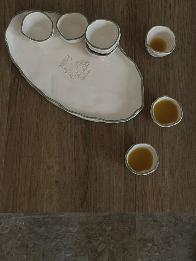 A set of saudi coffee cups