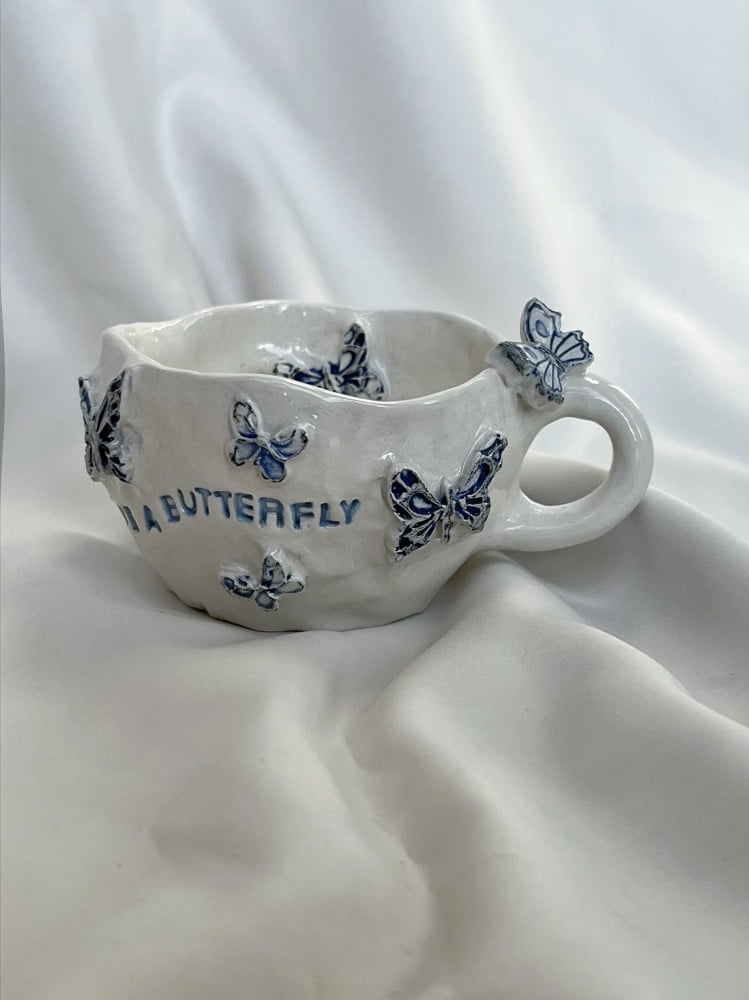 Blue butterflies